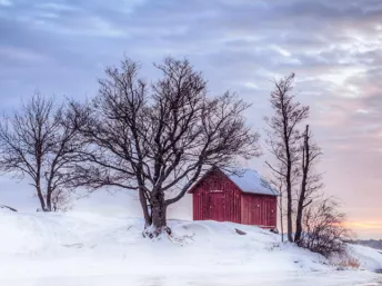 Wintercamping in Schweden
