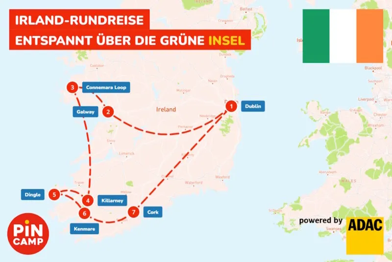 Irland-Rundreise mit dem Bus