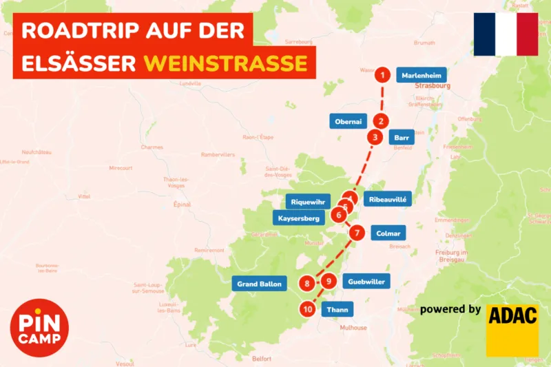 Roadtrip auf der Elsässer Weinstraße
