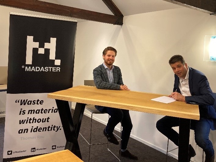 Verdouw en Madaster ondertekenen overeenkomst
