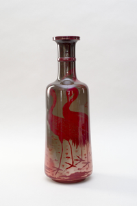 Photograph: Earthenware vase with Chinese design by Bernard Moore, 1909.