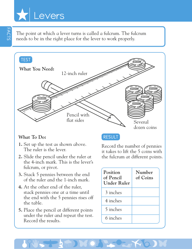 Free DKfindout! Worksheet: Science: Levers