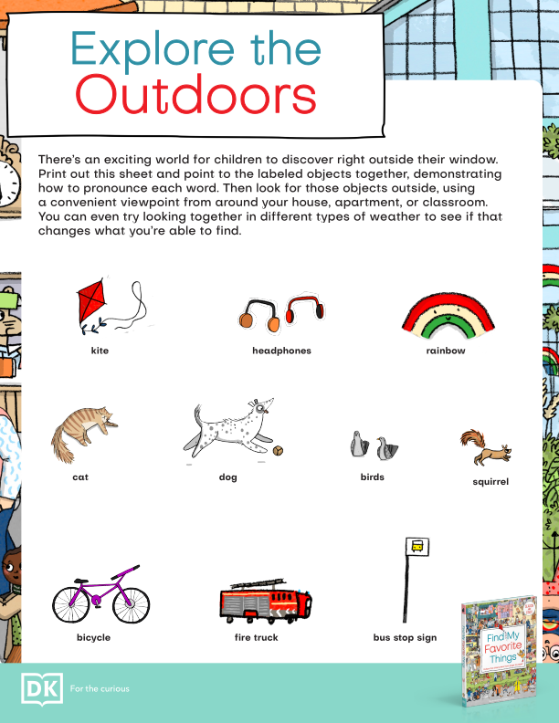Find My Favourite Things Explore Activity Pack