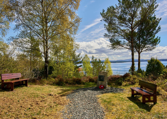 Minnesmerket ved Børøyfjorden