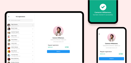 Guide to the MeetingHand Online Check-In Tool