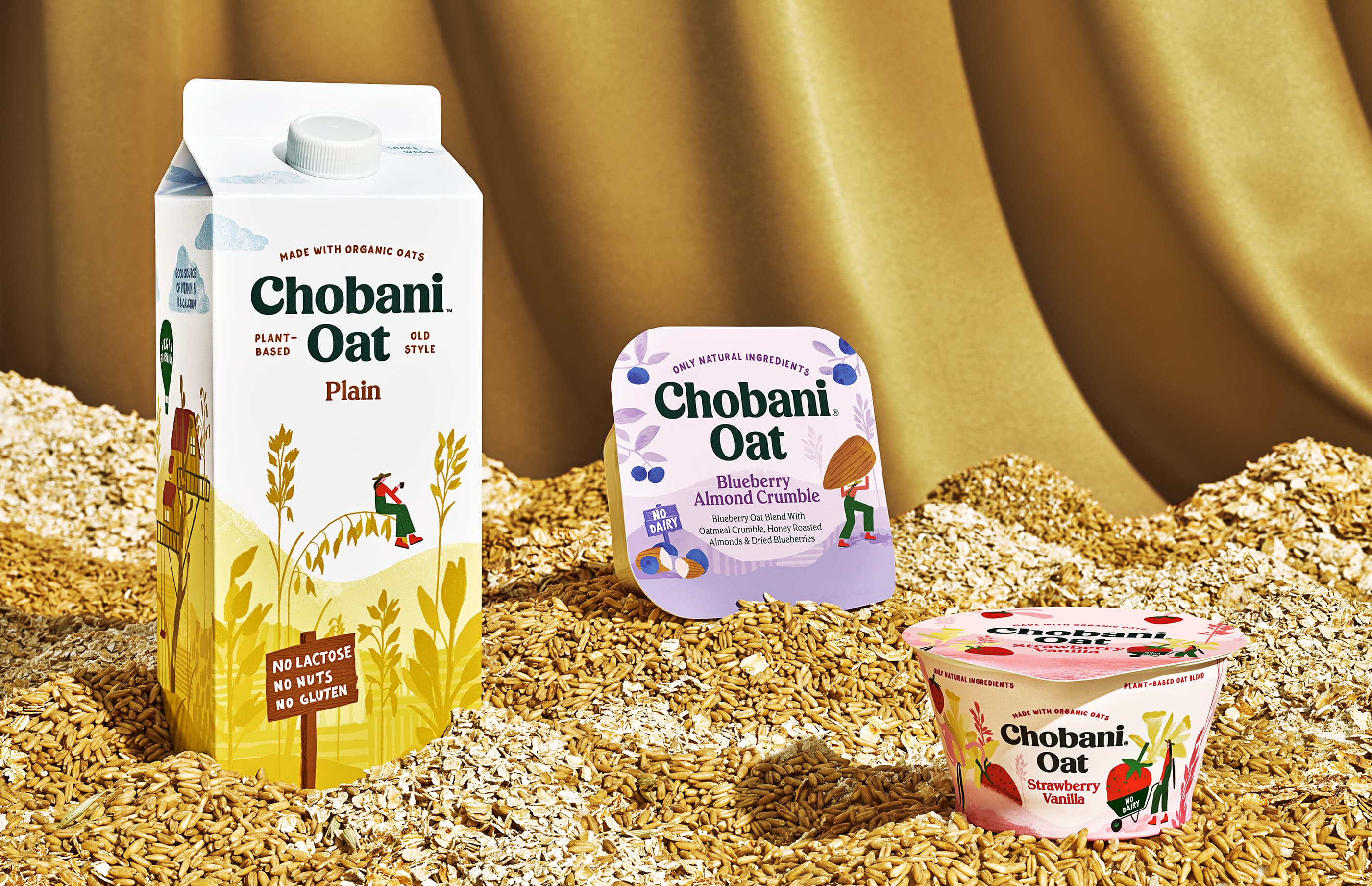 Photography from the Chobani range of products