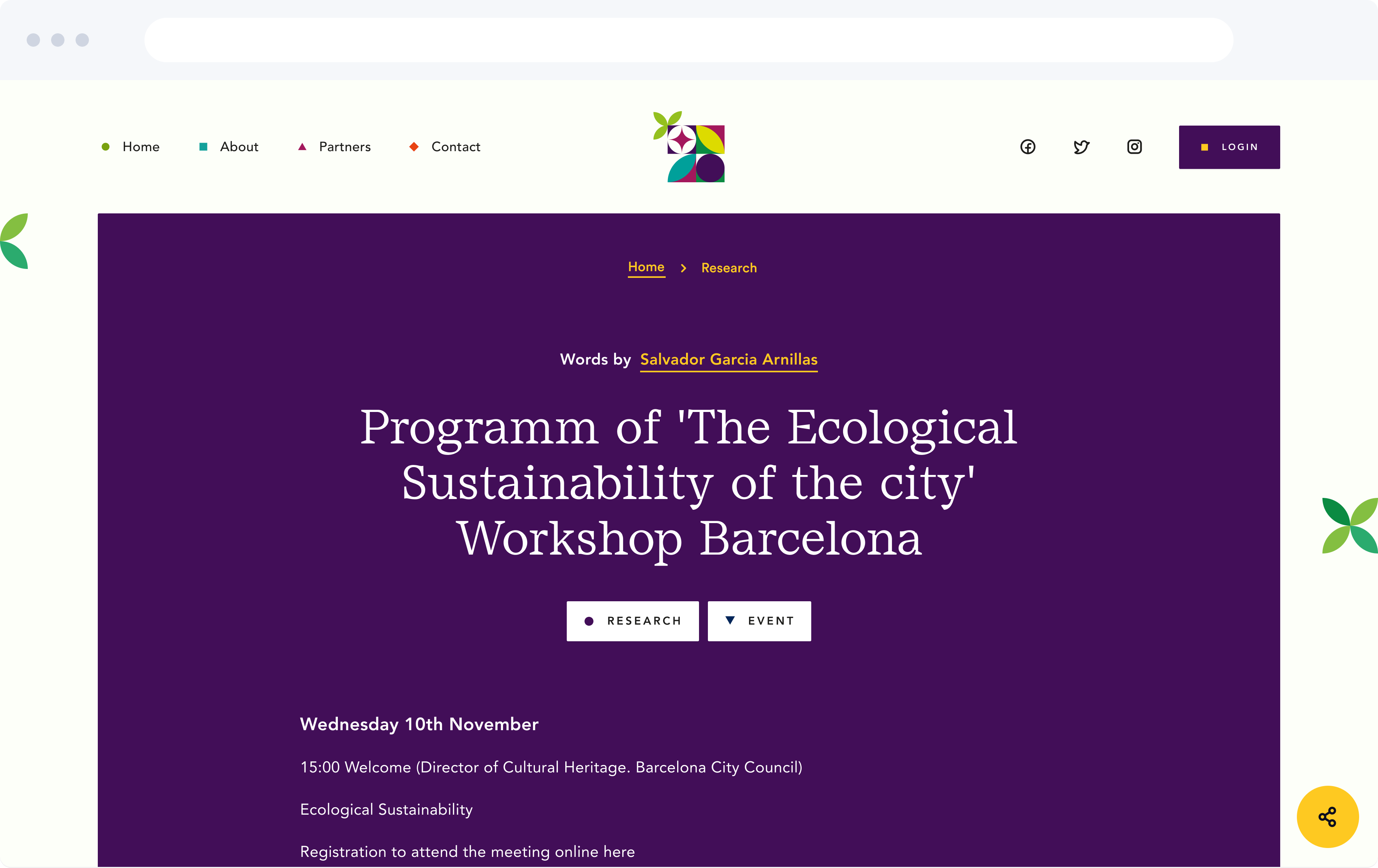 Screenshot from the Taking Care article view design