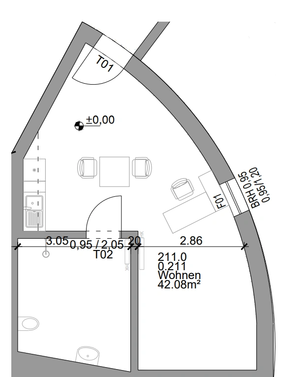 Grundriss Apartment Lux ab 01.03.2026