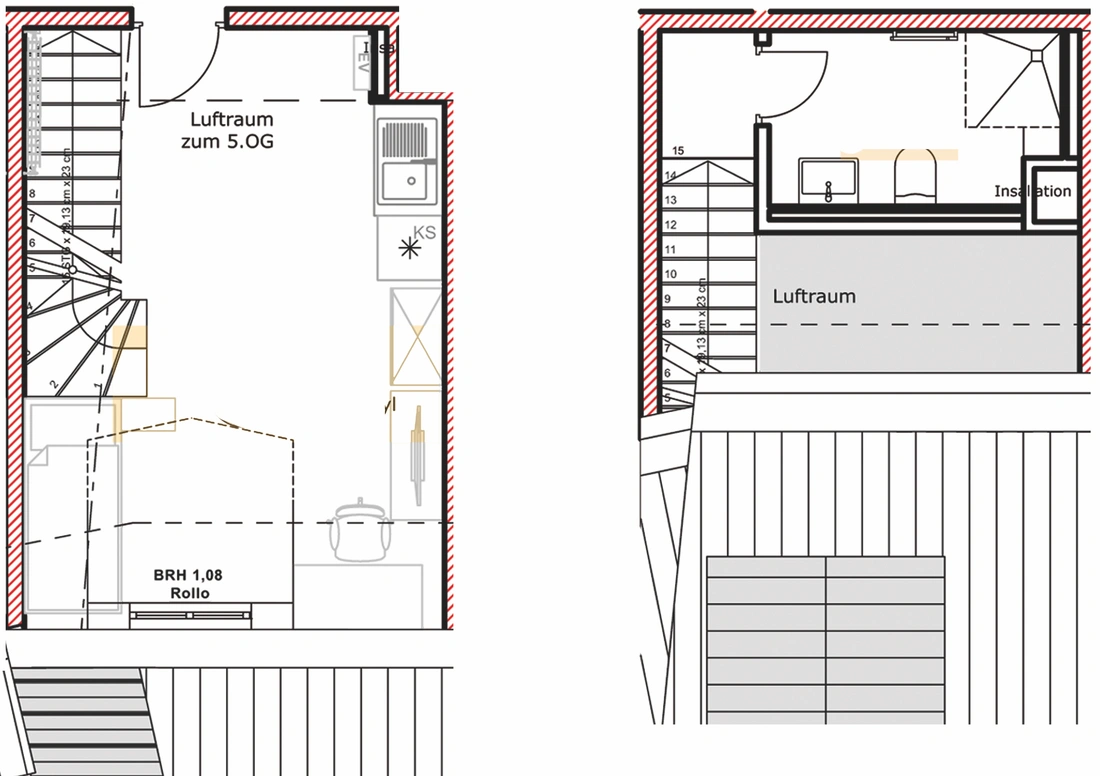 Grundriss Loft Apartment ab 01.08.2025