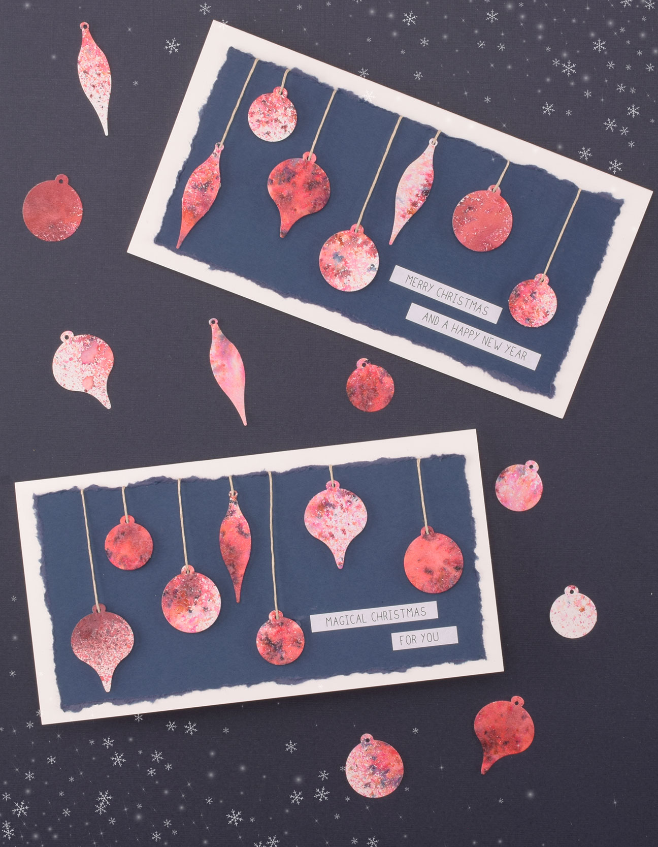 Make a Stunning Christmas Card with Magic Powder - Thumbnail