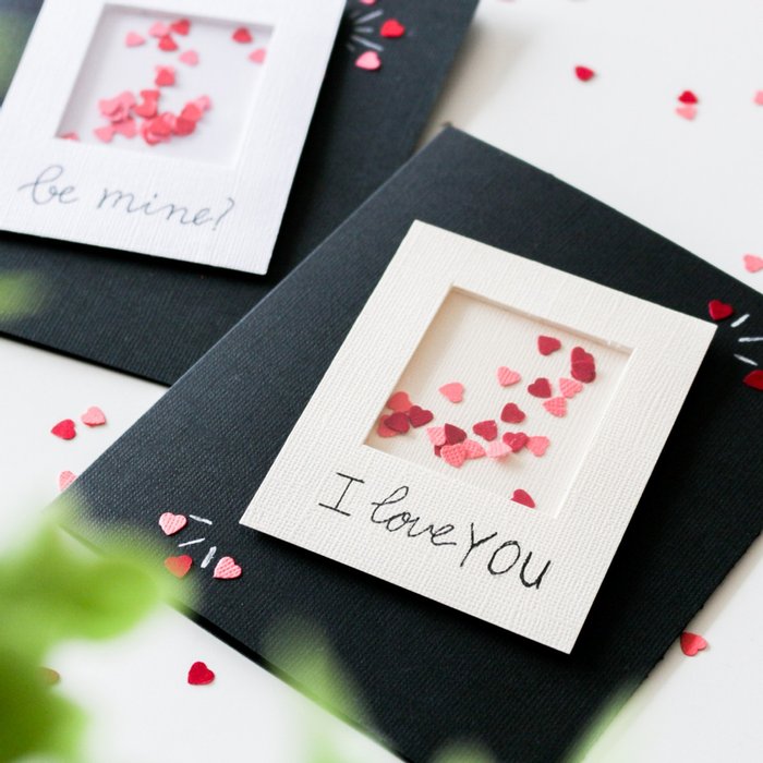 Valentine's Day Shaker Card DIY - Thumbnail