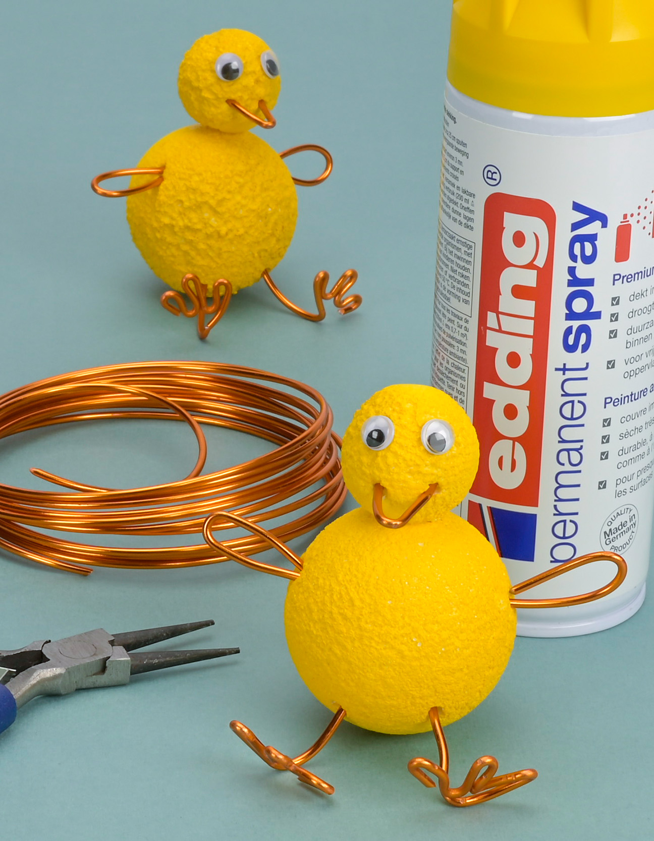 DIY para Pascua: Crea un Pollito con Alambre de Aluminio