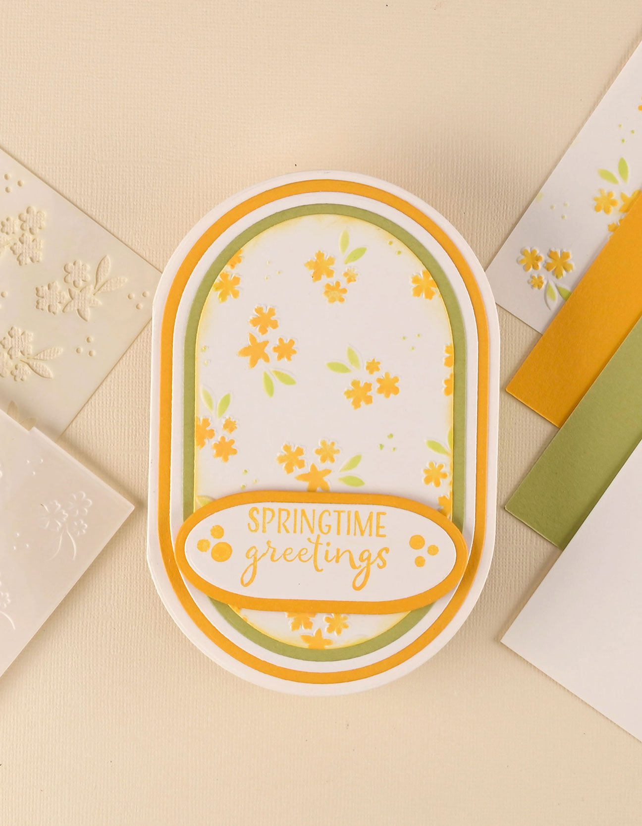 Frühlings-DIY: Frühlingskarte Springtime Greetings basteln