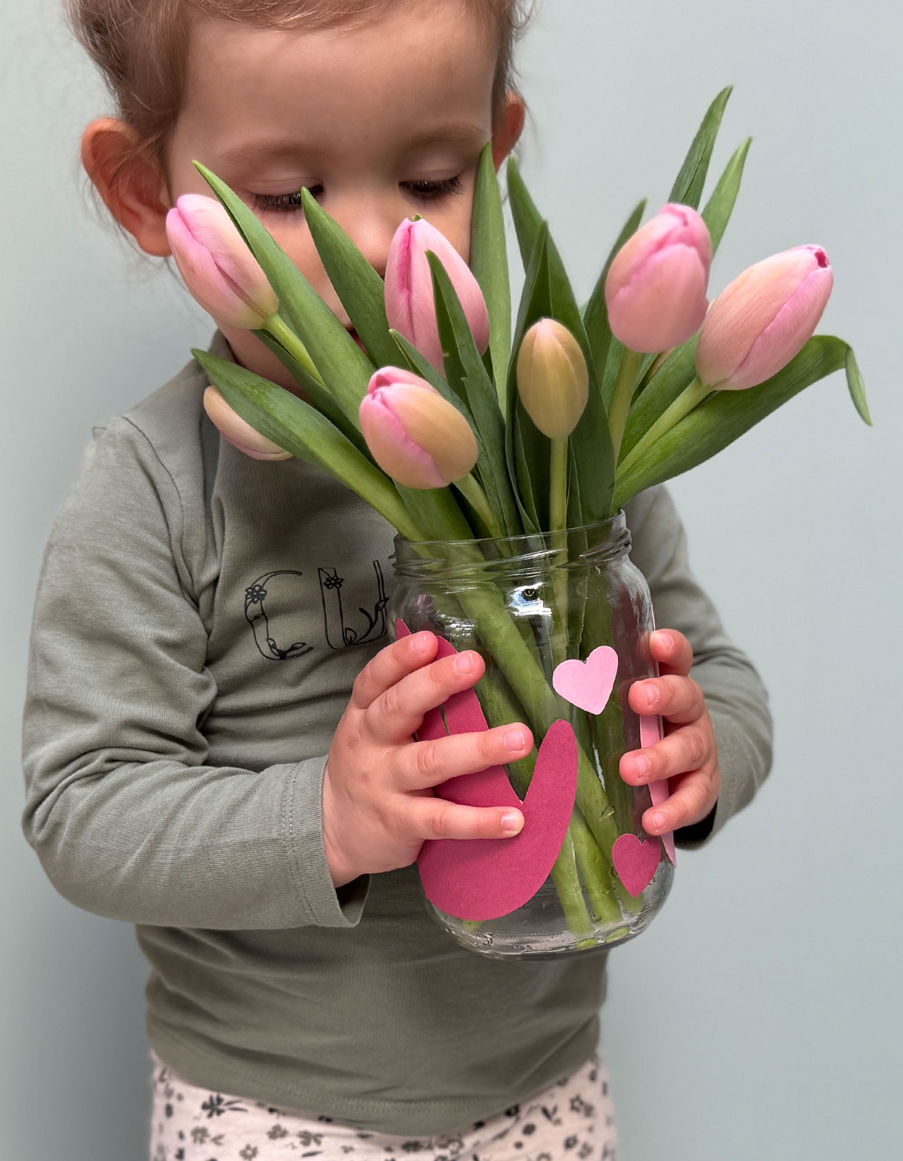 DIY voor Moederdag/Vaderdag: Glazen potje versieren