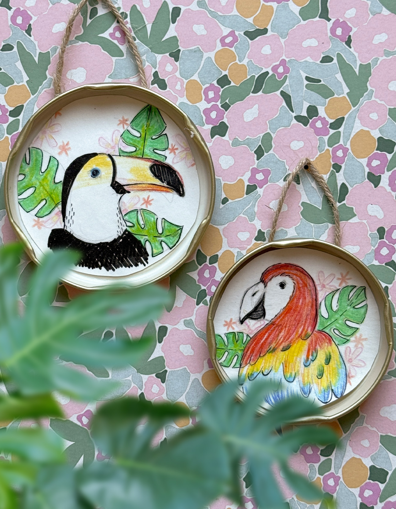 DIY: Mod Podge schilderijtje in deksel maken