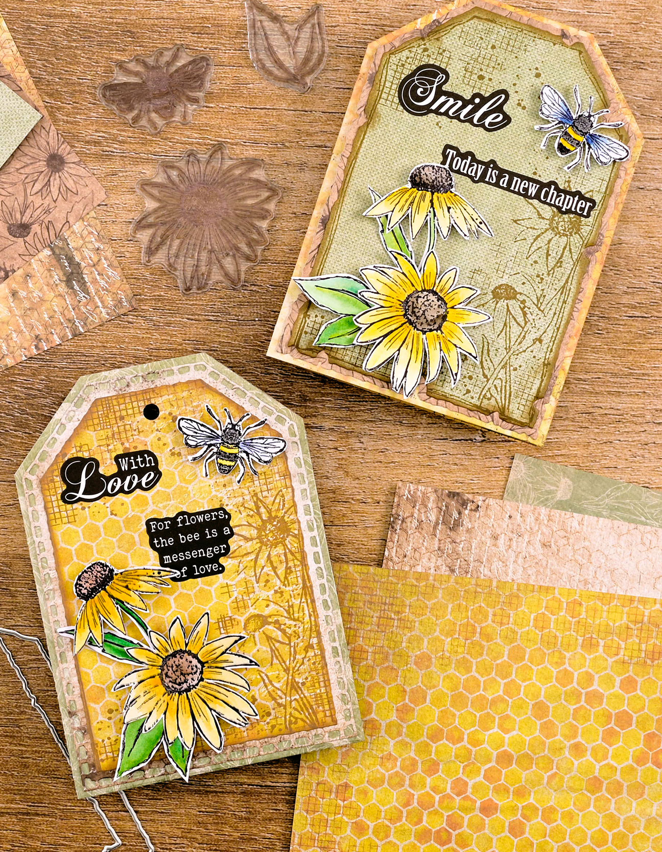 DIY: Create a Card with Studio Light Sweet Bee Memories
