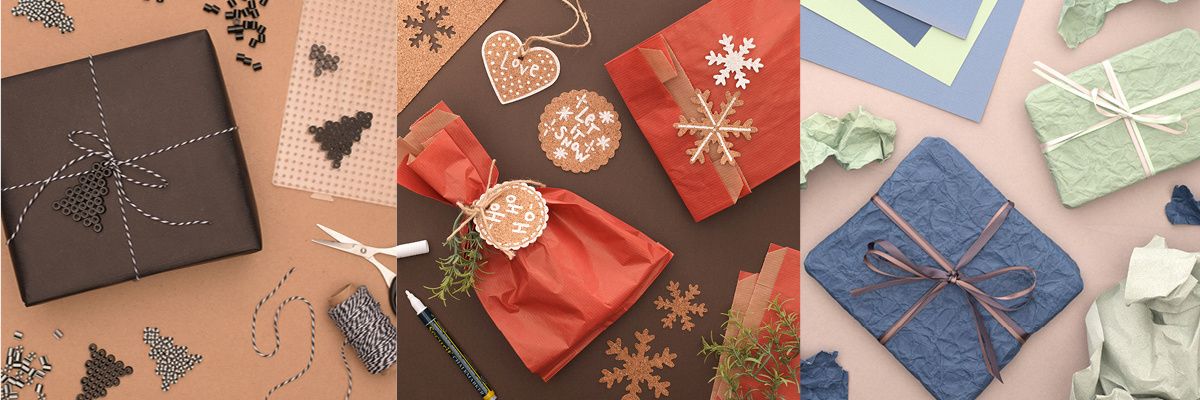 3 Ideas para Envolver Regalos de Navidad: Hacer Etiquetas con Perlas de Planchar, Hacer Etiquetas de Corcho, Papel de Regalo de Cartulina