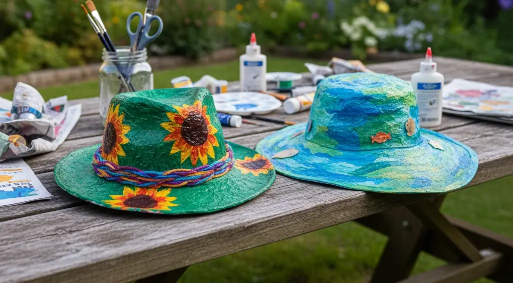 paper mache hats