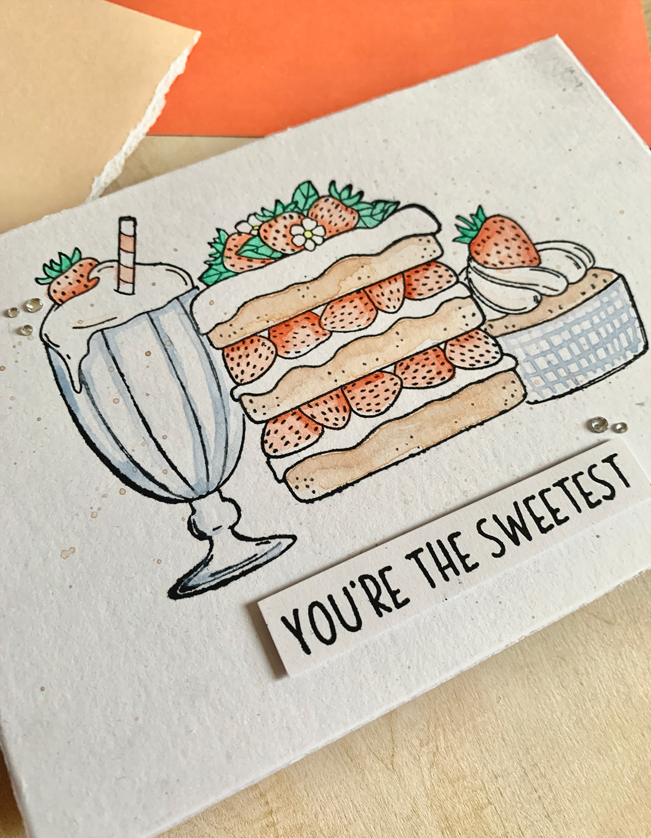 DIY: Design a Watercolour Card with Versafine Clair