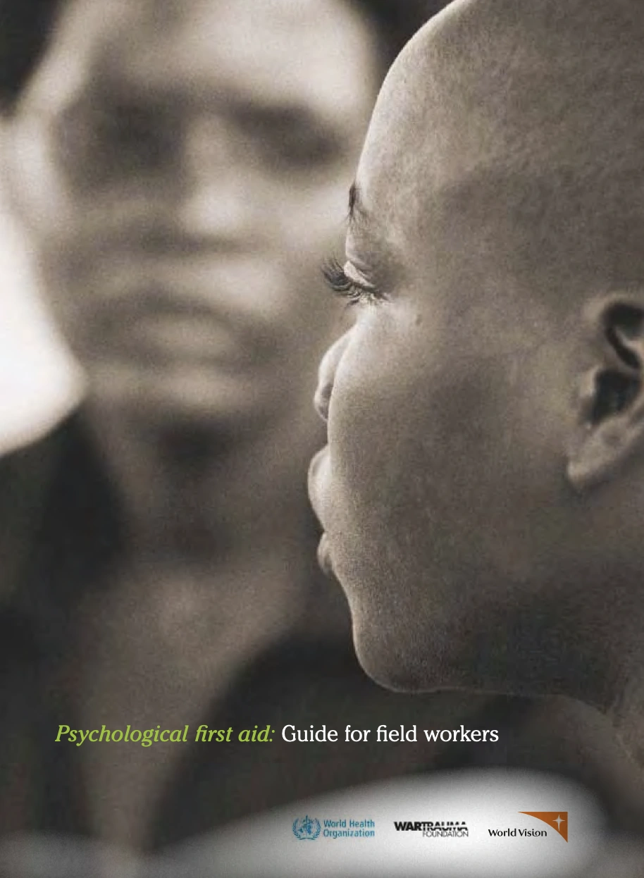 Psychological First Aid: Guide for field workers - BePrepared App ...