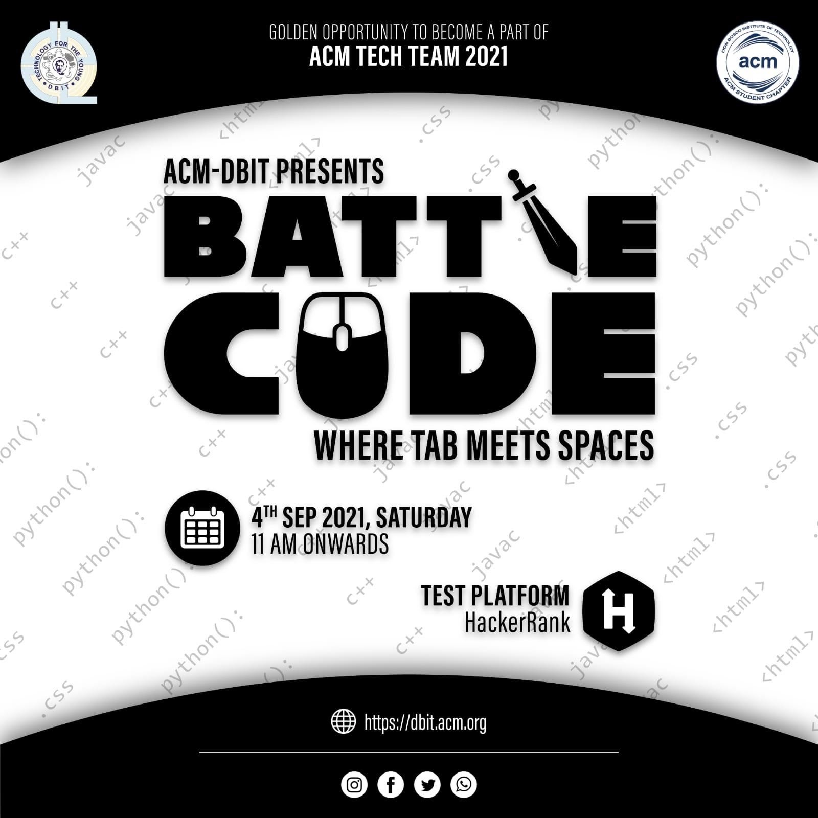 BattleCode - where tab meets spaces