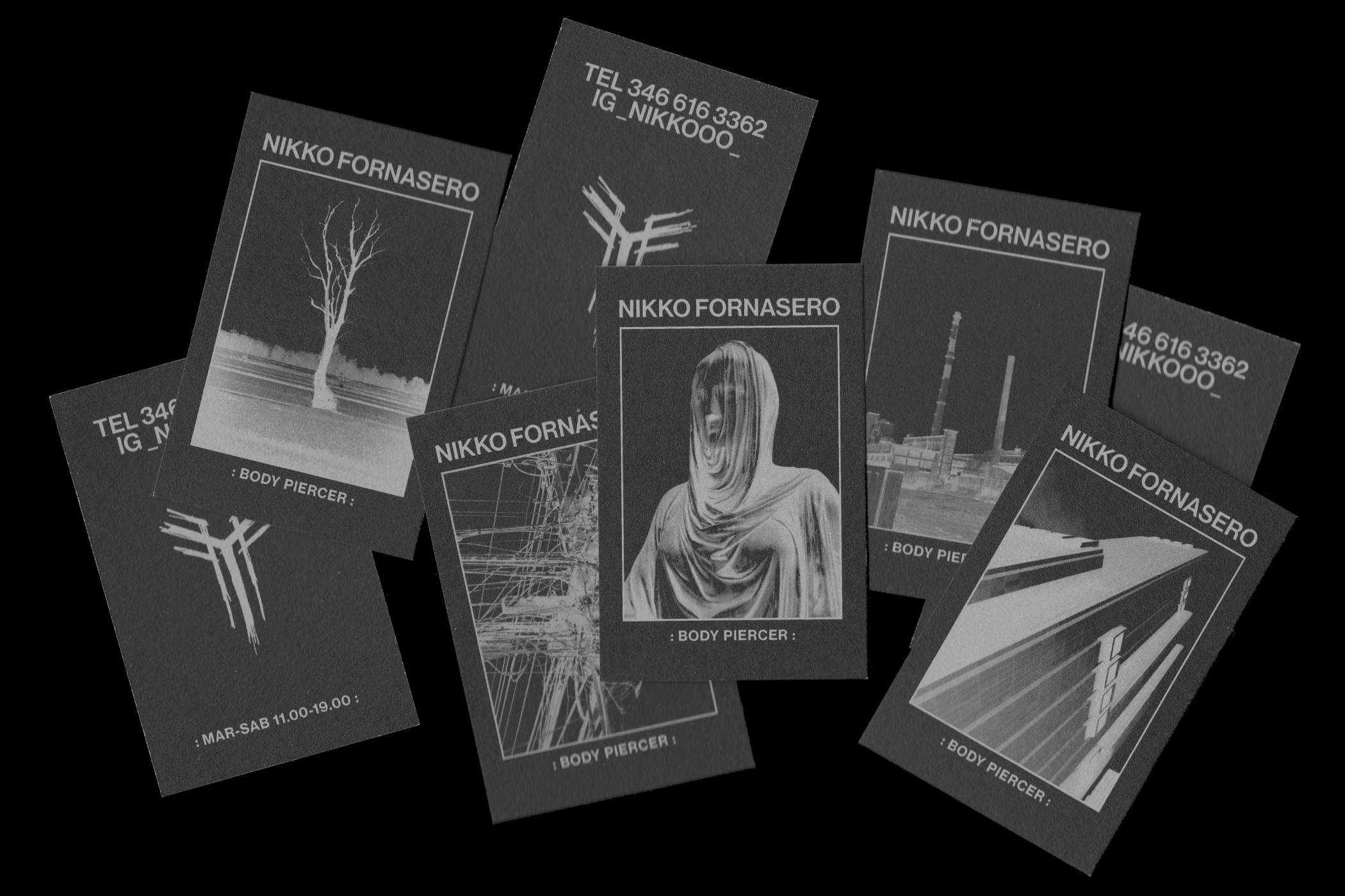 Nikko Fornasero, biglietti da visita