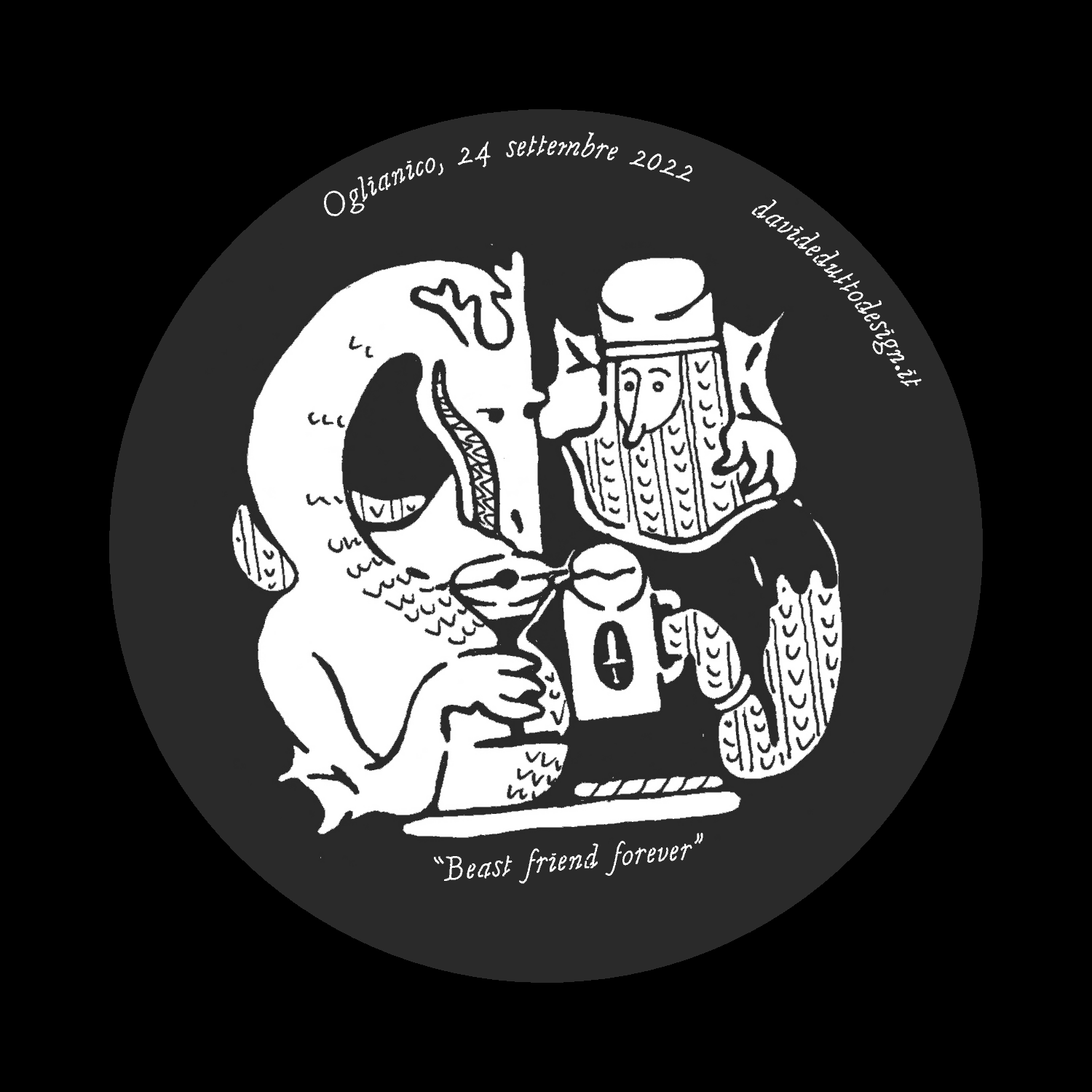 Illustrazioni e sticker per una festa privata