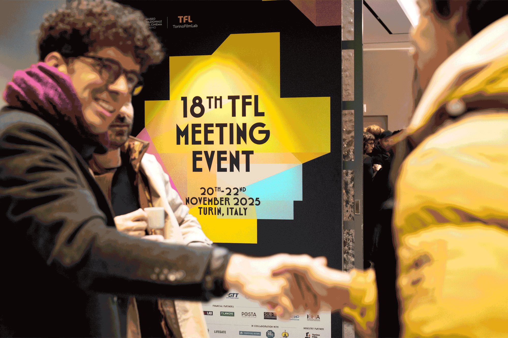 TorinoFilmLab, grafiche a stampa e in allestimento per il TFL Meeting Event 2025
