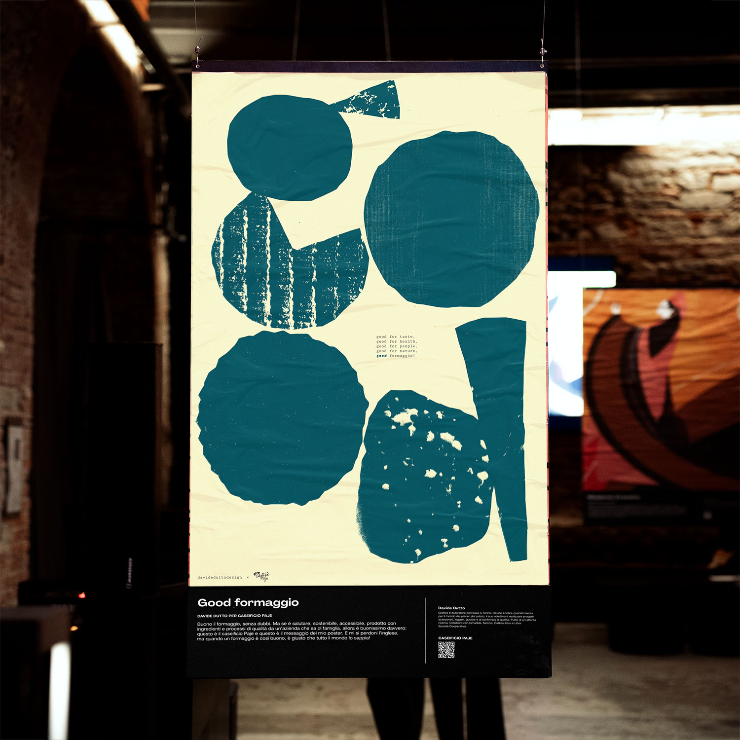 Poster per la mostra PensaPiccolo curata da Calibro Zero nel contesto dei Graphic Days – In the City 2024