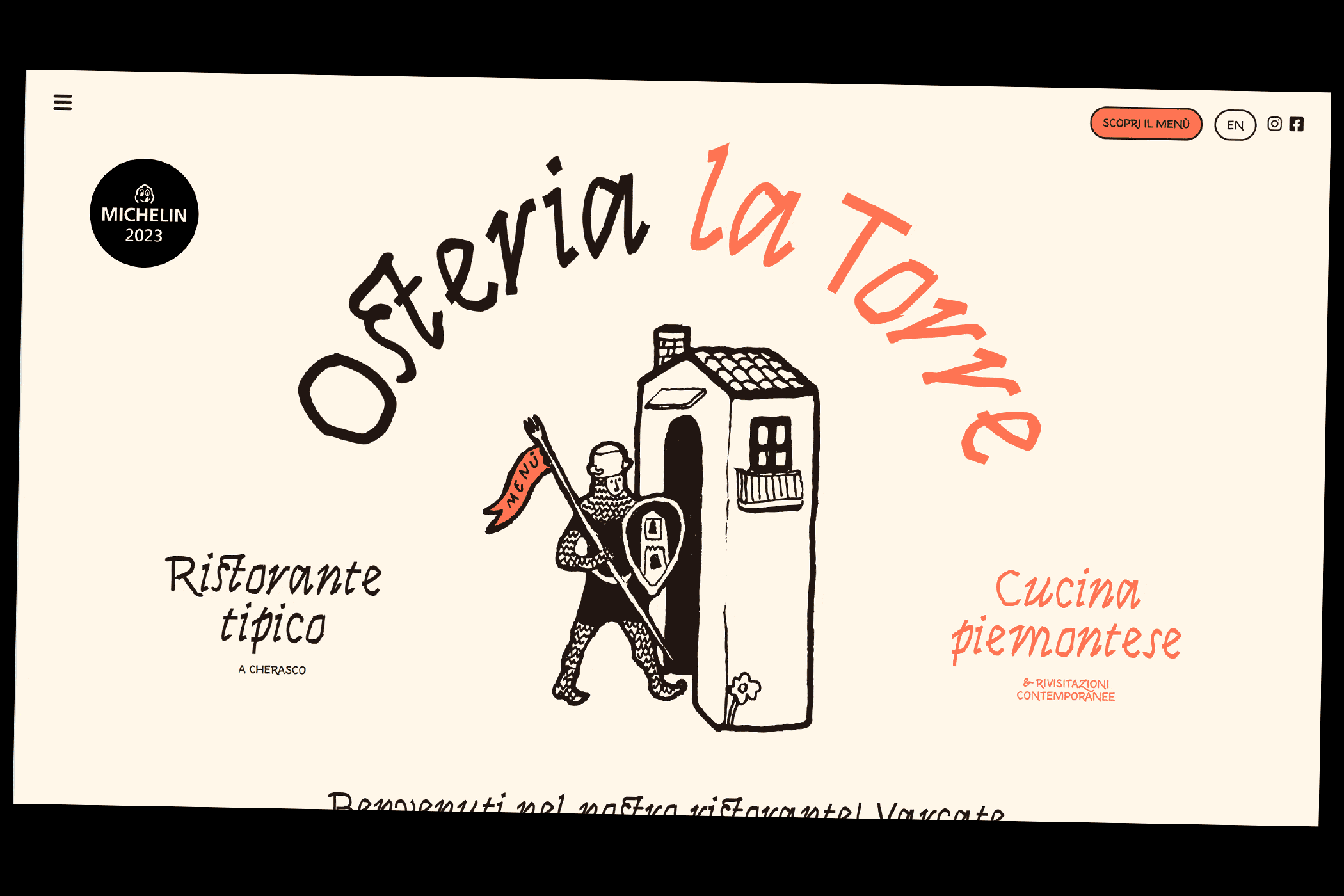 Osteria la Torre, sito web