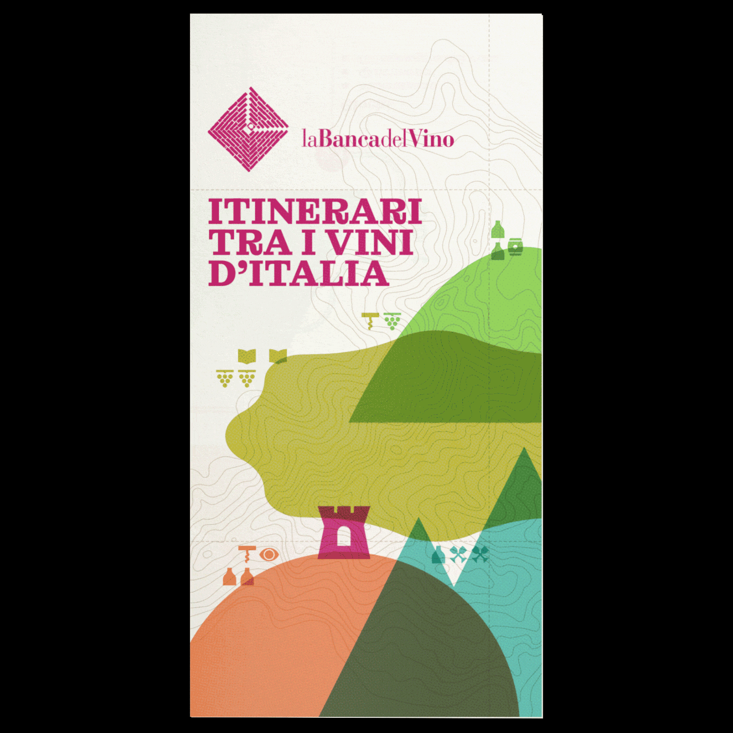 La Banca del Vino, pieghevole