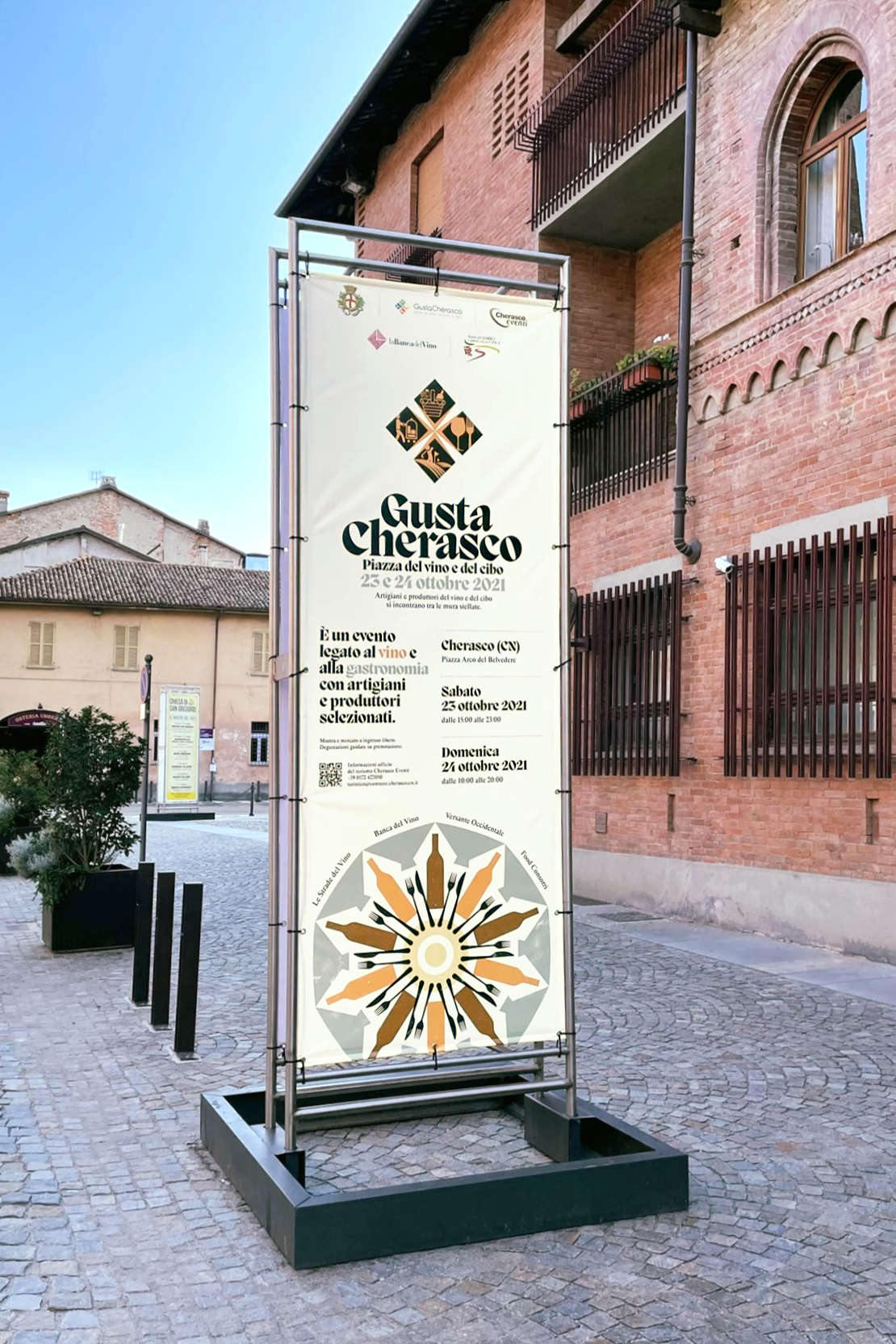 Gusta Cherasco, comunicazione per l’evento Gusta Cherasco – Piazza del vino e del cibo