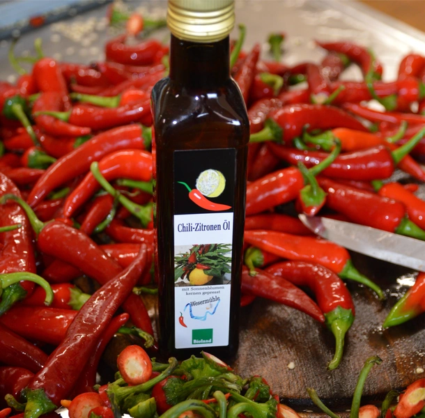Chili Zitronensonnenblumenöl Bioland 