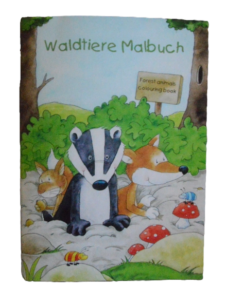 Waldtiere Malbuch 