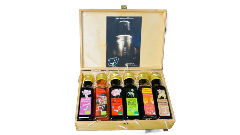 Holzkästchen-Bunt und Essig