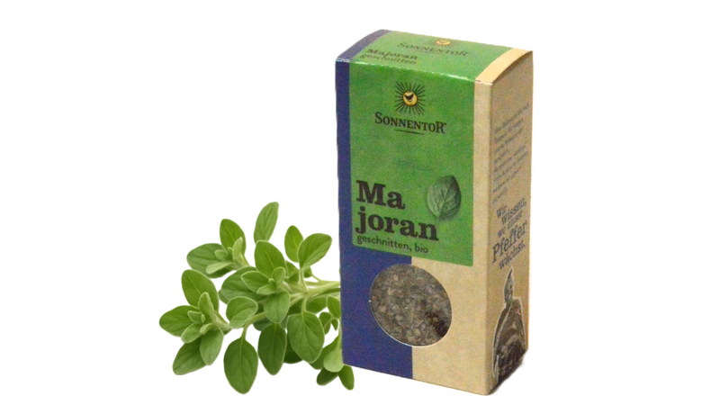 Majoran, geschnitten, bio, 10g