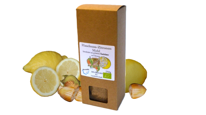 Haselnussmehl-Zitronenmehl Bio 250g