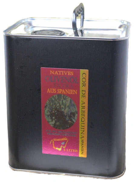 Bio Olivenöl extra nativ, Arbequina 3000ml