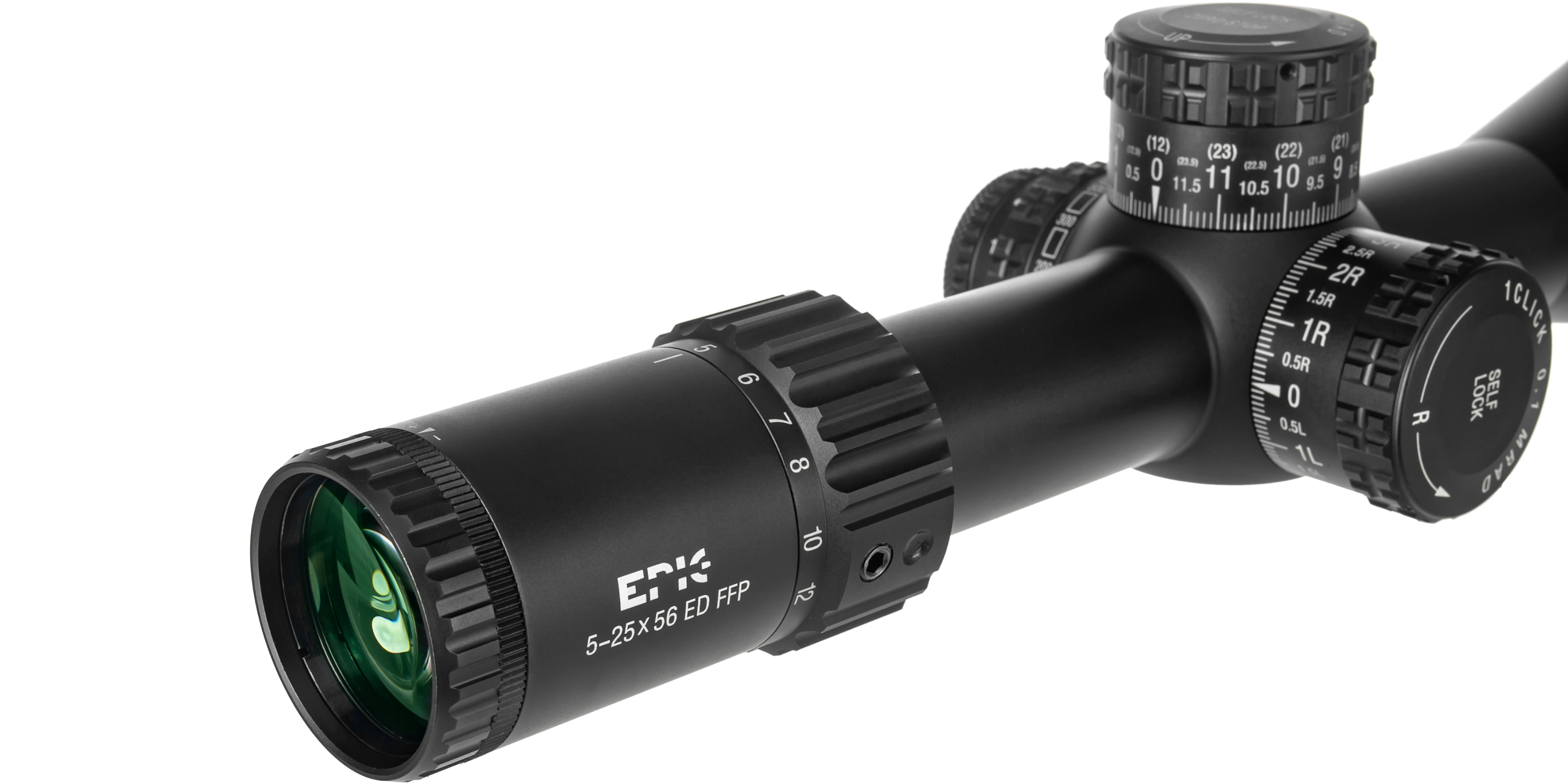 EPIC 5–25x56 ED SF SIR riflescope with MOA-F25 reticle :: Valiant
