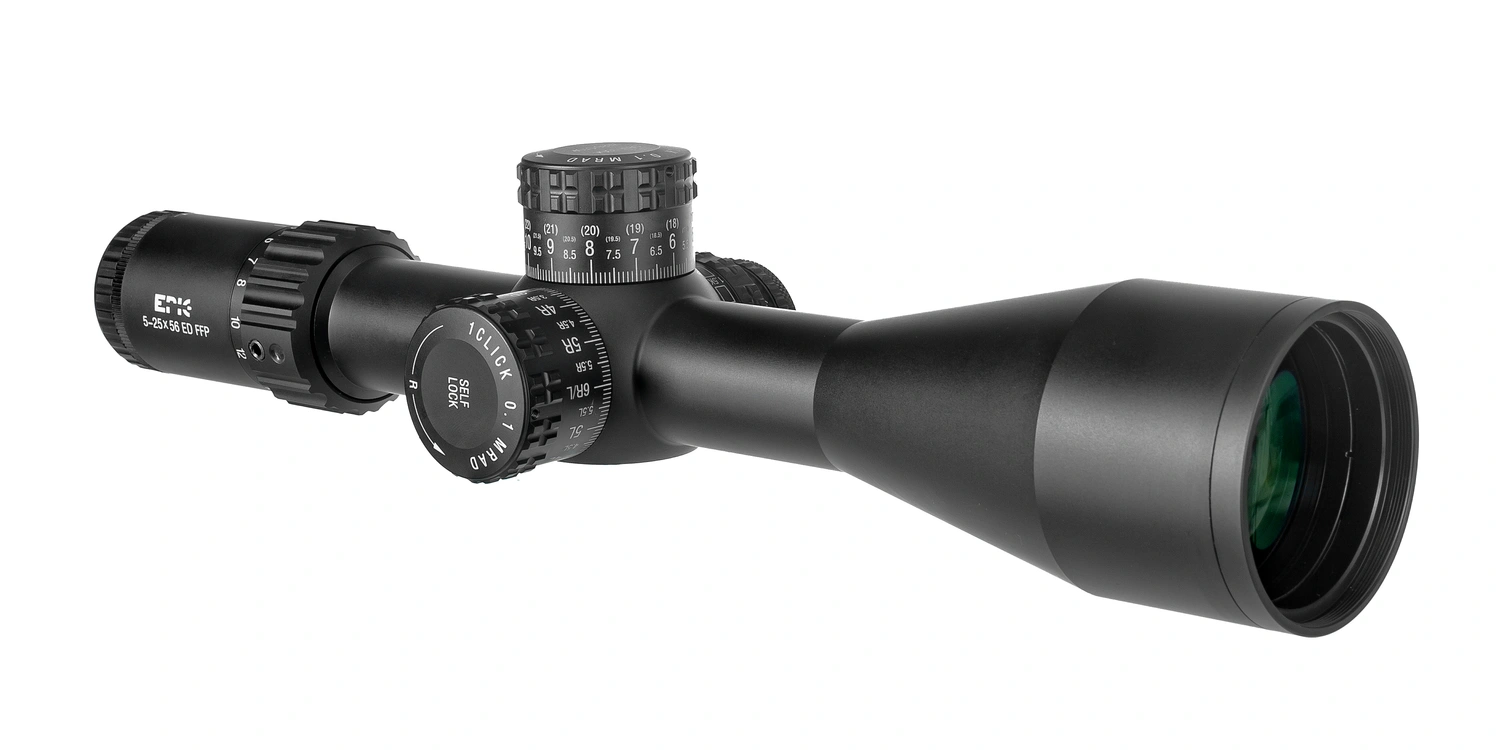 EPIC 5–25x56 ED SF SIR riflescope with MIL-F25 reticle :: Valiant