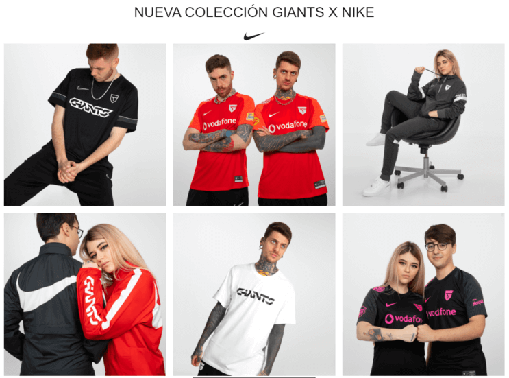 A bunch of photos with Giant esports streamers 