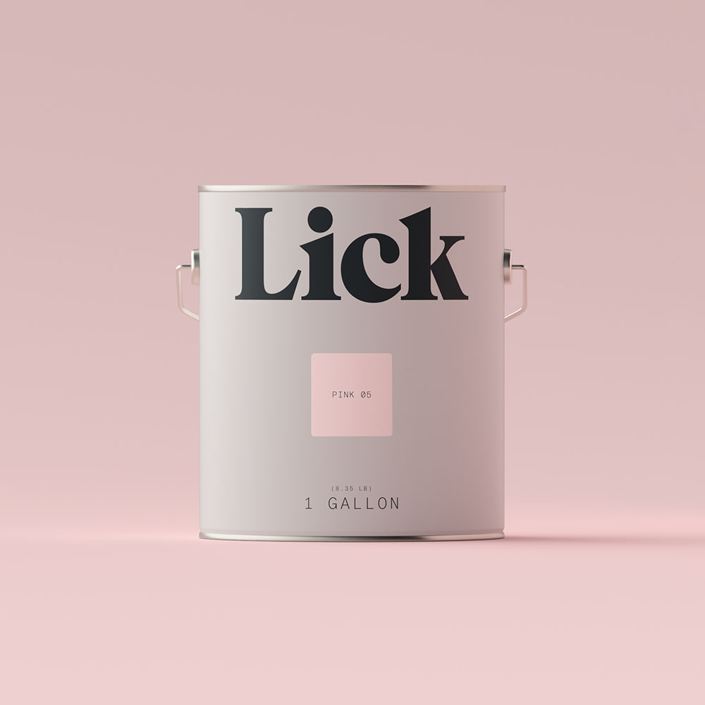 Pink 05: Dusty Blush Pink Paint - Matt Interior Paint | Lick