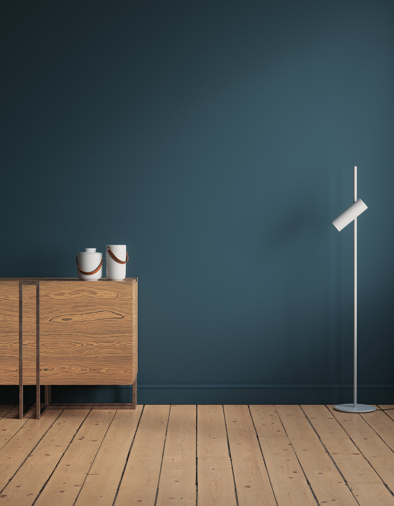 ◆Blue07◆ Blue 07: Dark Inky Blue Paint - Matt Interior Paint | Lick