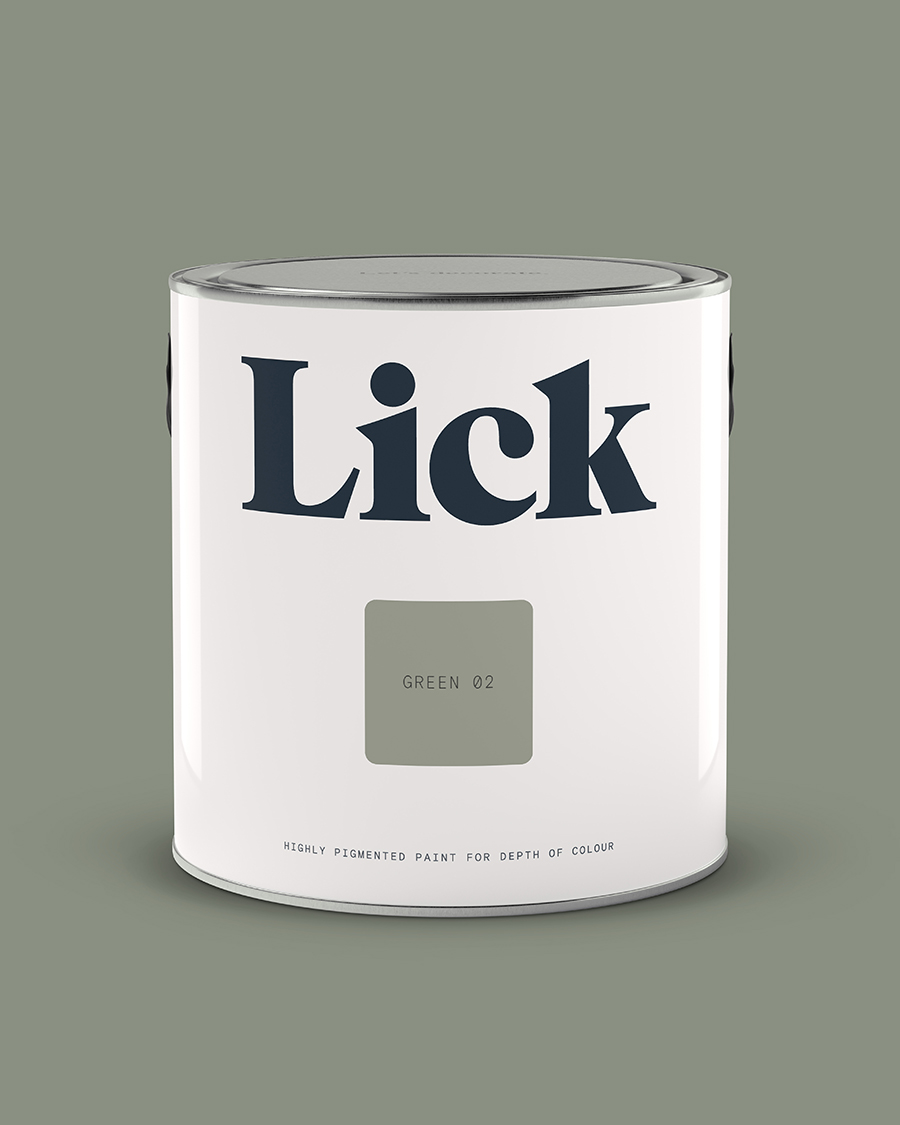 Green 02: Sage Green Paint - Eggshell Paint | Lick