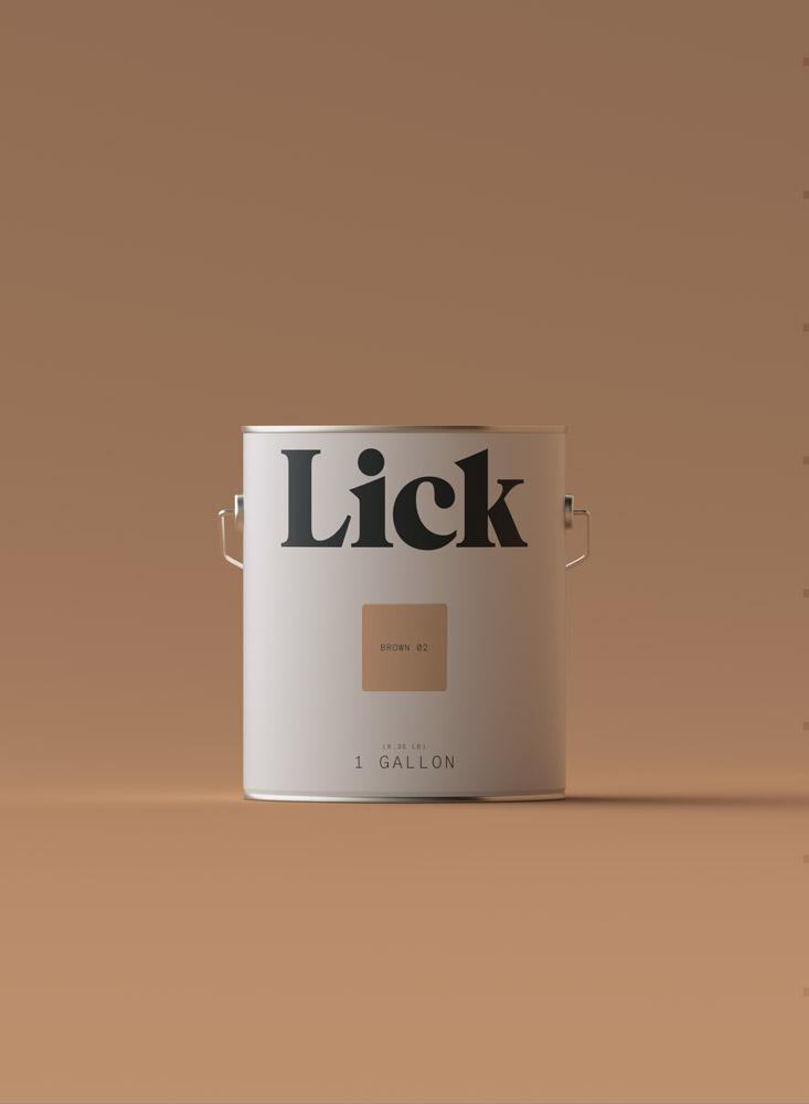 light brown matt paint