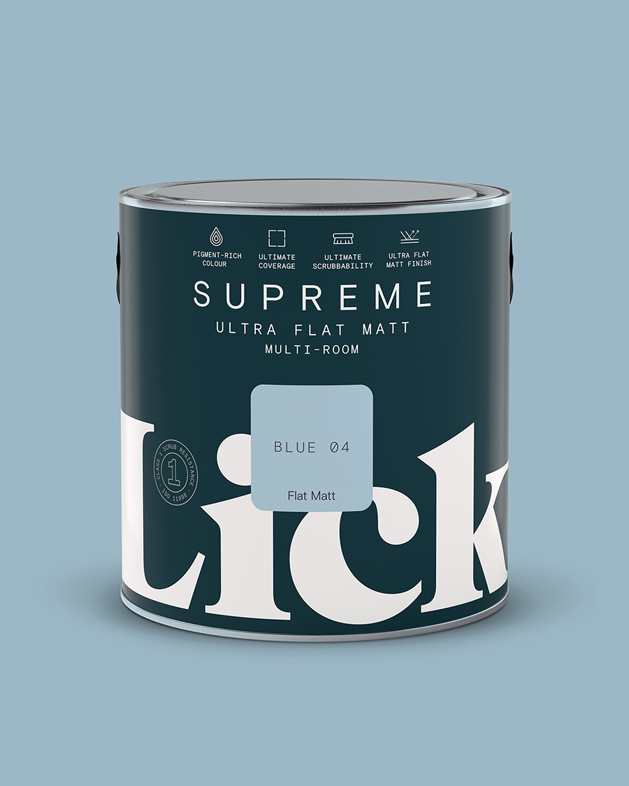 Blue 04: Supreme – Ultra Flat Matt Paint