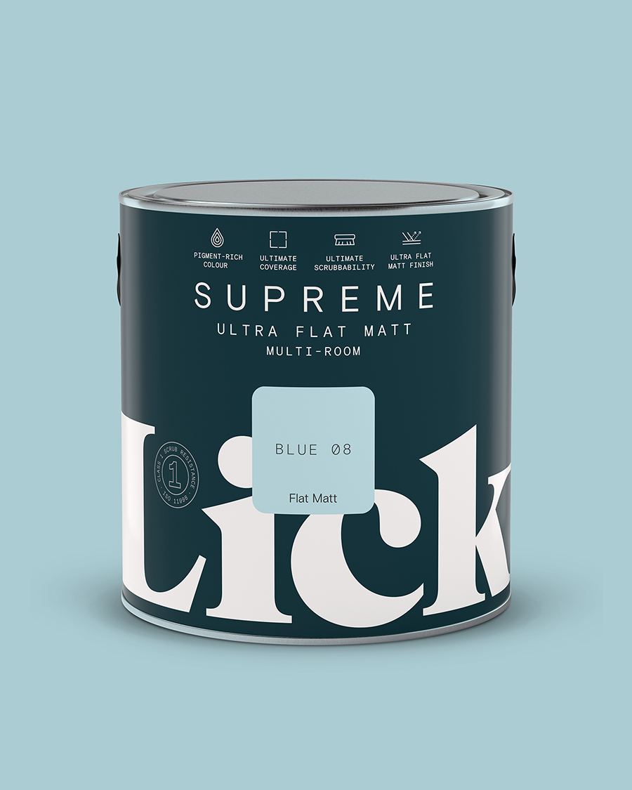 Blue 08: Supreme – Ultra Flat Matt Paint