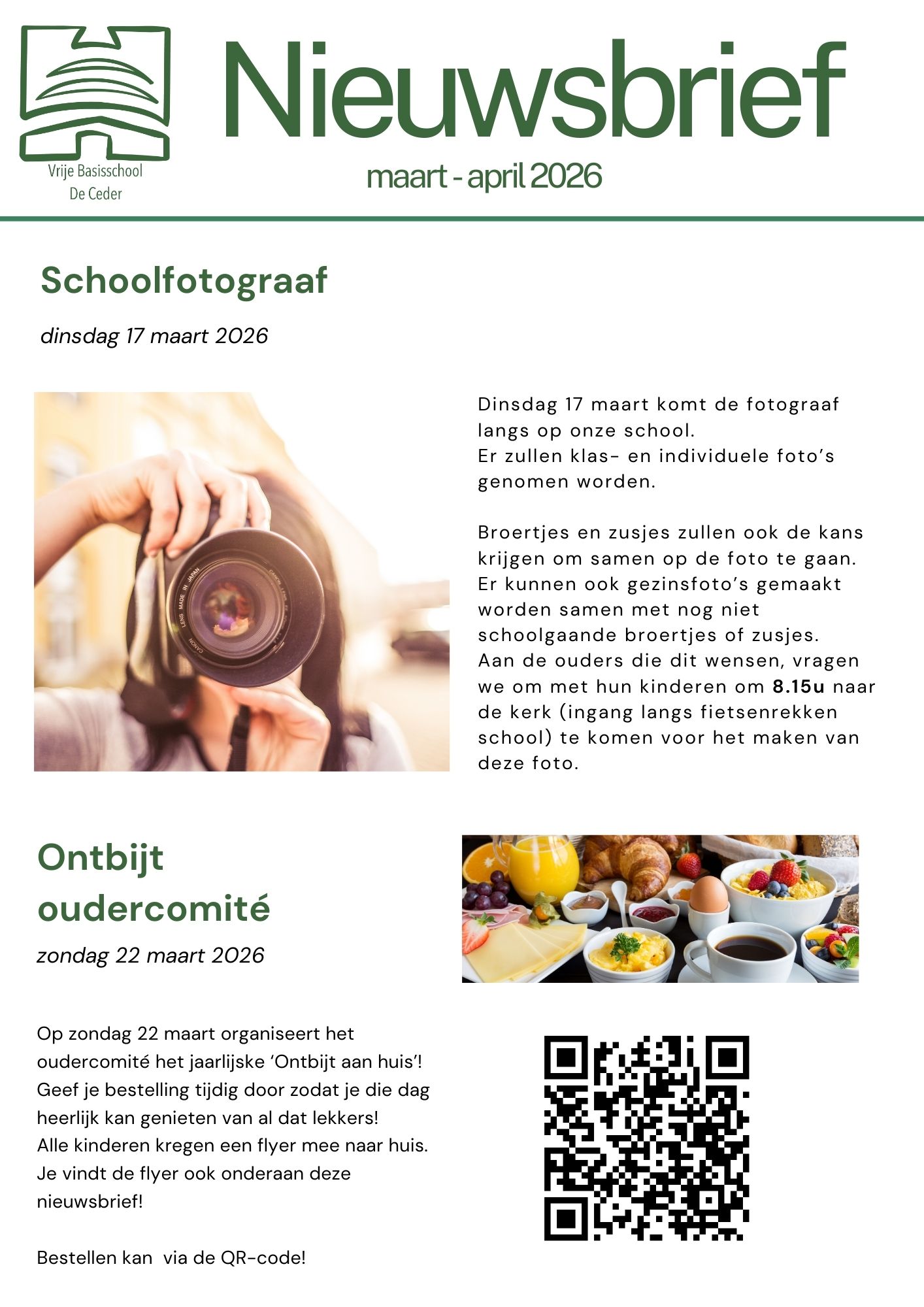 🌷 Nieuwtjes uit De Ceder: maart–april 🌷