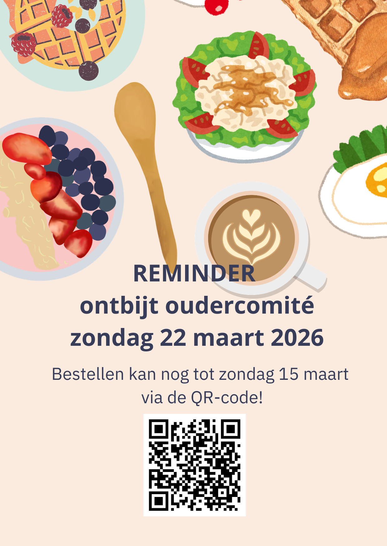🥐 Smullen met het oudercomité: herinnering ontbijt! ☕