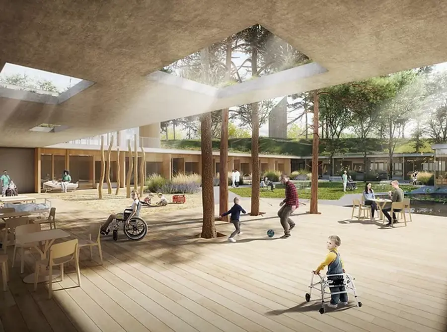 Architects' design of the new hospice 